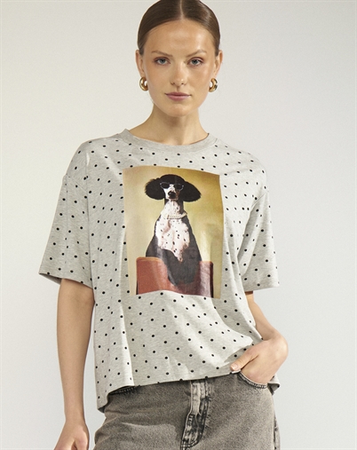 Nümph - Rossa Oversize T-Shirt - Light Grey Melange 
